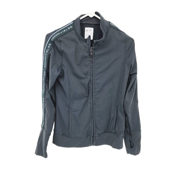 Rodan Fields Grey Nylon Spandex Full Zip Athletic Jacket Size S - Picture 1 of 7